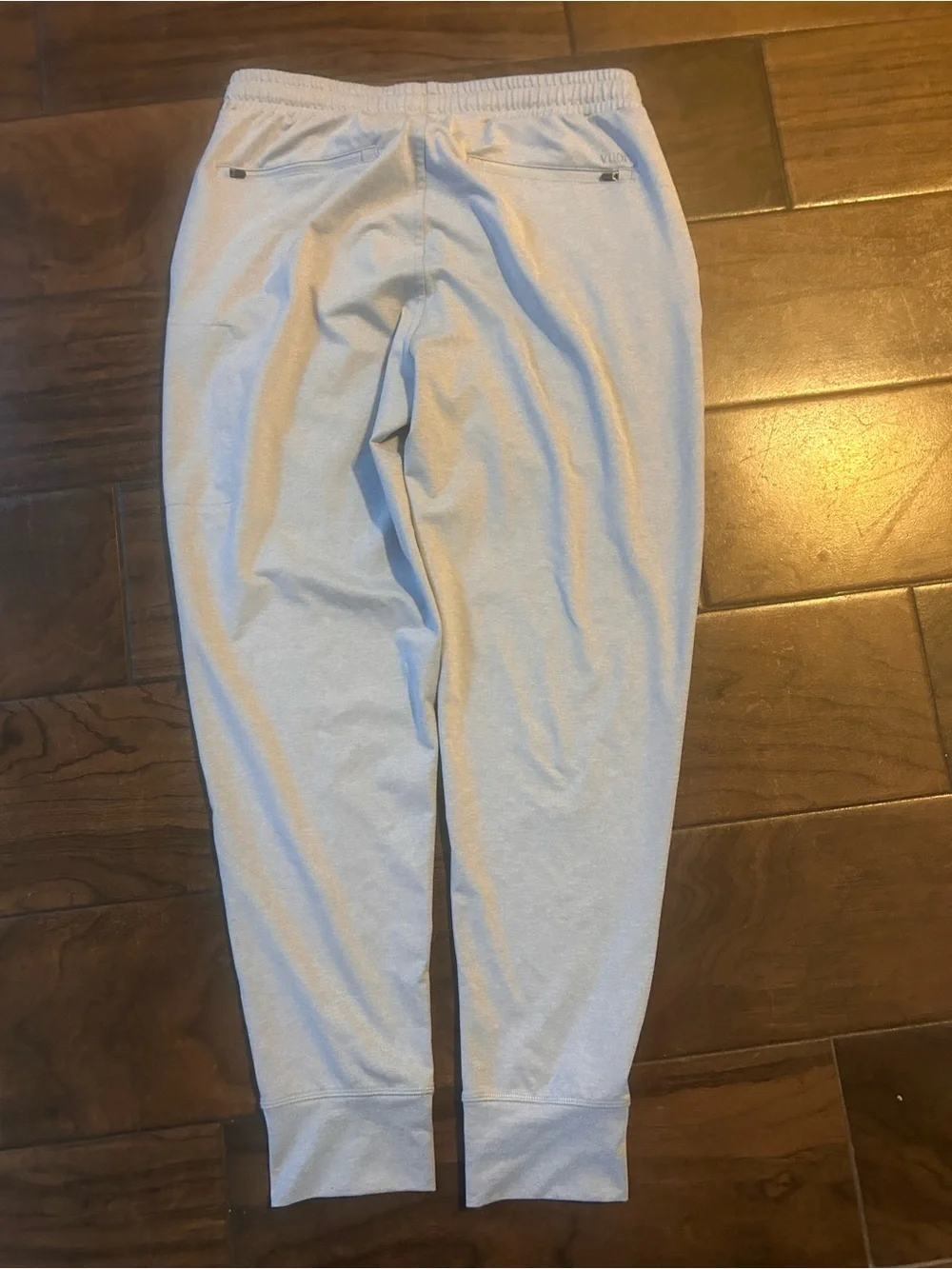 Vuori Light Gray Slim Joggers with Zipper Pocket - Picture 5 of 6